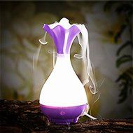 SUPERNIUDB Aroma Essential Oil Diffuser Ultrasonic Humidifier Air Led Aceite Esencial Humidificador Jade Vase... N2