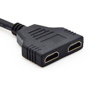 Valinks(TM) HDMI Male To Dual HDMI Female 1 to 2 Way Splitter Adapter Cable For HDTV,Support Two TVs The Same... N4