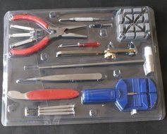 SNOW@16 Pieces Watch Repair Kit Set Wrist Strap Adjust Pin Tool Kit Back Remover Fix by SNOW