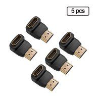 New Wayzon 10 Packs of HDMI 90 Degree/Right Angle Connectors/Adapters N2