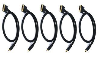 Monoprice 102285 15' 24AWG CL2 High Speed HDMI to DVI Adapter Cable with Net Jacket, Black N10