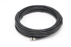 25' feet white RG6 coax, coaxial cable with two male F-pin Male connectors N13