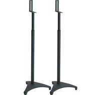 Sanus Systems EF-SATB Euro Foundations Adjustable Satellite Speaker Stands, Black (Pair) N2