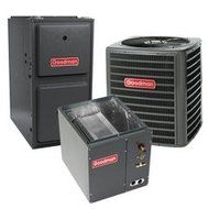 80,000 BTU 96% Gas Furnace and 2.5 ton 13 SEER Air Conditioner GMSS960803BN-GSX130301-CAPF3030B6