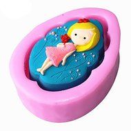 Y&amp;XL&amp;H Girl Shaped Soap Molds Mooncake Mould Fondant Cake Chocolate Silicone Mold, Decoration Tools Bakeware