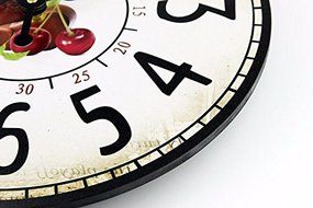 Fashion absolutely silent quartz vintage wall clock kitchen home hours decoration modern design watch wall N2