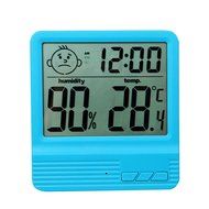 White Home/Office/ Car/Hospital/Factory/Baby's Room Standing/Hanging Temperature Humidity Measurement with Clock N3