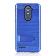 ZTE ZMAX Pro Case, ZTE Carry Z981 Case, MCUK [Brushed Metal Texture] Dual Layer Hybrid Defender Shockproof Rubber... N4
