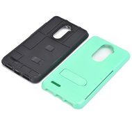 ZTE ZMAX Pro Case, ZTE Carry Z981 Case, MCUK [Brushed Metal Texture] Dual Layer Hybrid Defender Shockproof Rubber... N6