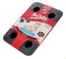 Mrs. Fields Bakeware Bake N Stuff Cupcake Pan Makes 6 Candy Filled Cupcakes, Black N3