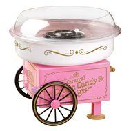 Nostalgia Electrics Vintage Hard and Sugar-Free Candy Cotton Candy Maker, Small Appliance