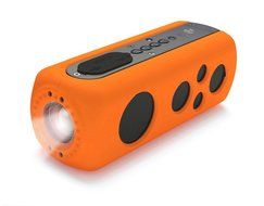 Pyle Bluetooth Waterproof Speaker with Flashlight and Hand Crank Charger, Portable - Camping Speaker - Black...