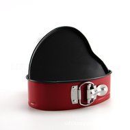 C-xuan Non-Stick Bakeware Heart Shapes Stainless Steel Cake Pans (4 Inch)