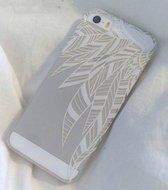 iPhone 7 Plus Case, iPhone 7 Plus Henna Case, UnnFiko Henna Clear Plastic Case Cover for Apple iPhone 7 Plus (... N3