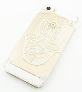 iPhone 7 Plus Case, iPhone 7 Plus Henna Case, UnnFiko Henna Clear Plastic Case Cover for Apple iPhone 7 Plus (... N4