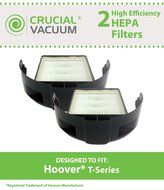 2 Hoover T-Series HEPA Filters, Part # 303172001 &amp; 303172002, Designed &amp; Engineered by Crucial Vacuum