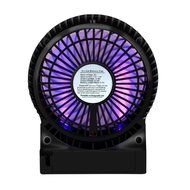 VersionTech Portable Fans Rechargeable Fans Mini USB Fans for Camping Car Office Desktop (3 Speeds, White) N7