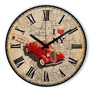 Beautiful bedroom decor wall clock vintage home decor silent wall clock