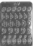 Musical Notes Variety Candy Mold