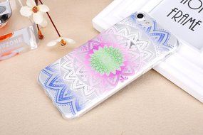 iPhone 7 Case, PHEZEN Henna Mandala Floral Design [Scratch Resistant] Clear TPU Bumper Case Soft Rubber Gel Silicone... N60