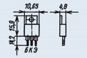 Transistors silicon KT835B analogue 2N6011, 2SB834, 2SB906 USSR 10 pcs