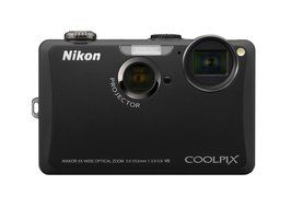 Nikon Coolpix S1100pj 14 MP Digital Camera with 5x Wide Angle Optical Vibration Reduction (VR) Zoom and 3-Inch... N6