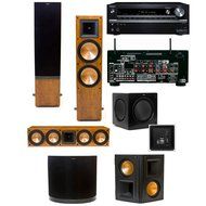 Klipsch RF-7 II 5.1 Home Theater Systemr-SW-112 (Cherry) Onkyo TX-NR838 7.2