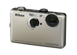 Nikon Coolpix S1100pj 14 MP Digital Camera with 5x Wide Angle Optical Vibration Reduction (VR) Zoom and 3-Inch... N7