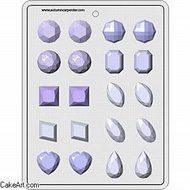 Cake Art - 1-1/4&quot; Gems Assortment Mold