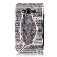 Samsung Galaxy Core Prime Case,Yaheeda [3D Colored Drawing] [Flip Fit] Premium PU Leather Card-Slots Cash-Slots... N55