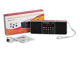 Wireless Bluetooth Mini Speaker Dual Channel Digital FM Radio MP3 Music Player Stereo Receiver Support Micro SD... N6