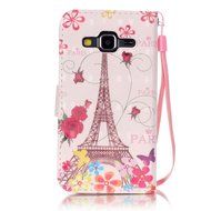 Samsung Galaxy Core Prime Case,Yaheeda [3D Colored Drawing] [Flip Fit] Premium PU Leather Card-Slots Cash-Slots... N58