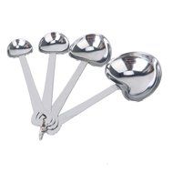 4 in 1 Heart Shaped Stainless Steel Measuring Spoon for Kitchen Cooking -All U Need