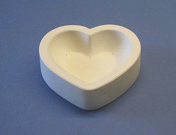 Heart Slump Dish Mold for Slumping Glass