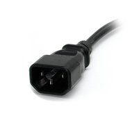 StarTech.com PAC100 Computer Power Cord IEC 320 EN 60320 C14 to NEMA 5-15R - 1 feet