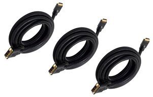 Monoprice 102285 15' 24AWG CL2 High Speed HDMI to DVI Adapter Cable with Net Jacket, Black N14