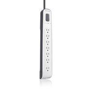 Belkin 7-Outlet AV Power Strip Surge Protector with 4-Foot Power Cord and Coaxial Protection, 2000 Joules, Black... N7