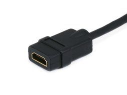 Monoprice 6inch 34AWG High Speed HDMI Cable With Ethernet - HDMI Micro Connector male to HDMI Connector female...