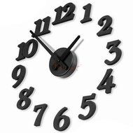 3D Diy Adhesive Decal Modern Wall Digit Number Room Interior Decoration Clock