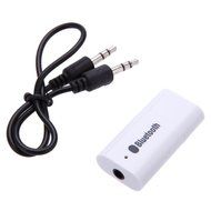 SODIAL(R) 3.5mm Stereo USB Bluetooth Wireless Audio Music Receiver Adapter White N6