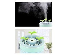 ASIBT Anion Ultrasonic Flower Pot Humidifier/Diffuser-235ml Air Purifier, USB Powered with Auto On/Off For Home... N4