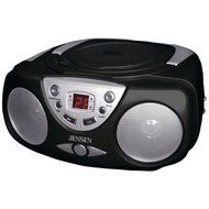 Jensen CD472B Sport Portable Stereo CD Player with AM/FM Stereo Radio Bass Boost and Aux Inputs"