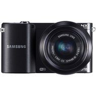 Samsung NX1000 Mirrorless Digital Camera with 20-50mm Lens, 20.3MP (Black)
