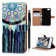 iPhone 7 Case (4.7 inch) - Wallet Folio Flip Premuim PU Leather Case Colorful Print Design with Stand Magnetic... N8