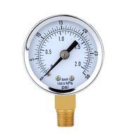 Ingdy&pound;&uml;TM&pound; 0~30psi 0~2bar Mini Dial Air Compressor Meter Hydraulic Pressure Gauge Gage Manometer Double Scale N5
