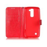 LG K7 Case, LG K7 Wallet Case,PHEZEN Cute Bear Don&#039;t Touch My Phone Design PU Leather Wallet Case Stand Flip Case... N54