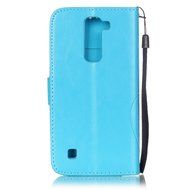 LG K7 Case, LG K7 Wallet Case,PHEZEN Cute Bear Don&#039;t Touch My Phone Design PU Leather Wallet Case Stand Flip Case... N60