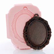 Cameo Cabachon Setting Mount Silicone Mold Food Safe Fondant, Chocolate, Candy, Resin, Polymer Clay, Jewelry,...