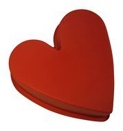 Red Heart Cake Pan: cmsHome Premium Food Grade Silicone Non-Stick Non-Toxic Heart Pan 9 X 9.5