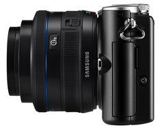 Samsung EV-NX100 14.6 MP Digital Camera with SLR 20-55mm iFunction Lens and External Flash N3